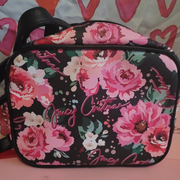 Juicy Couture Bags Juicy Couture Floral Crossbody Poshmark